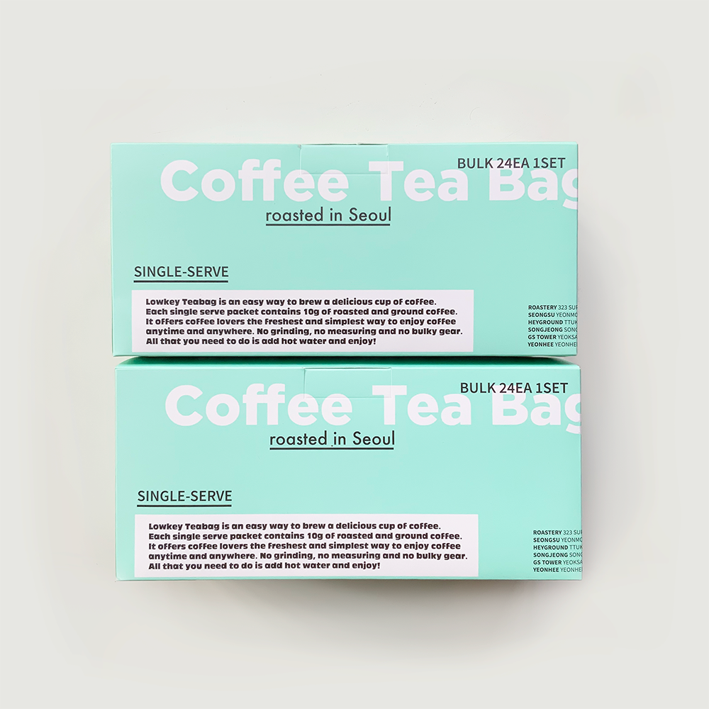 로우키 커피 티백 대용량 2상자