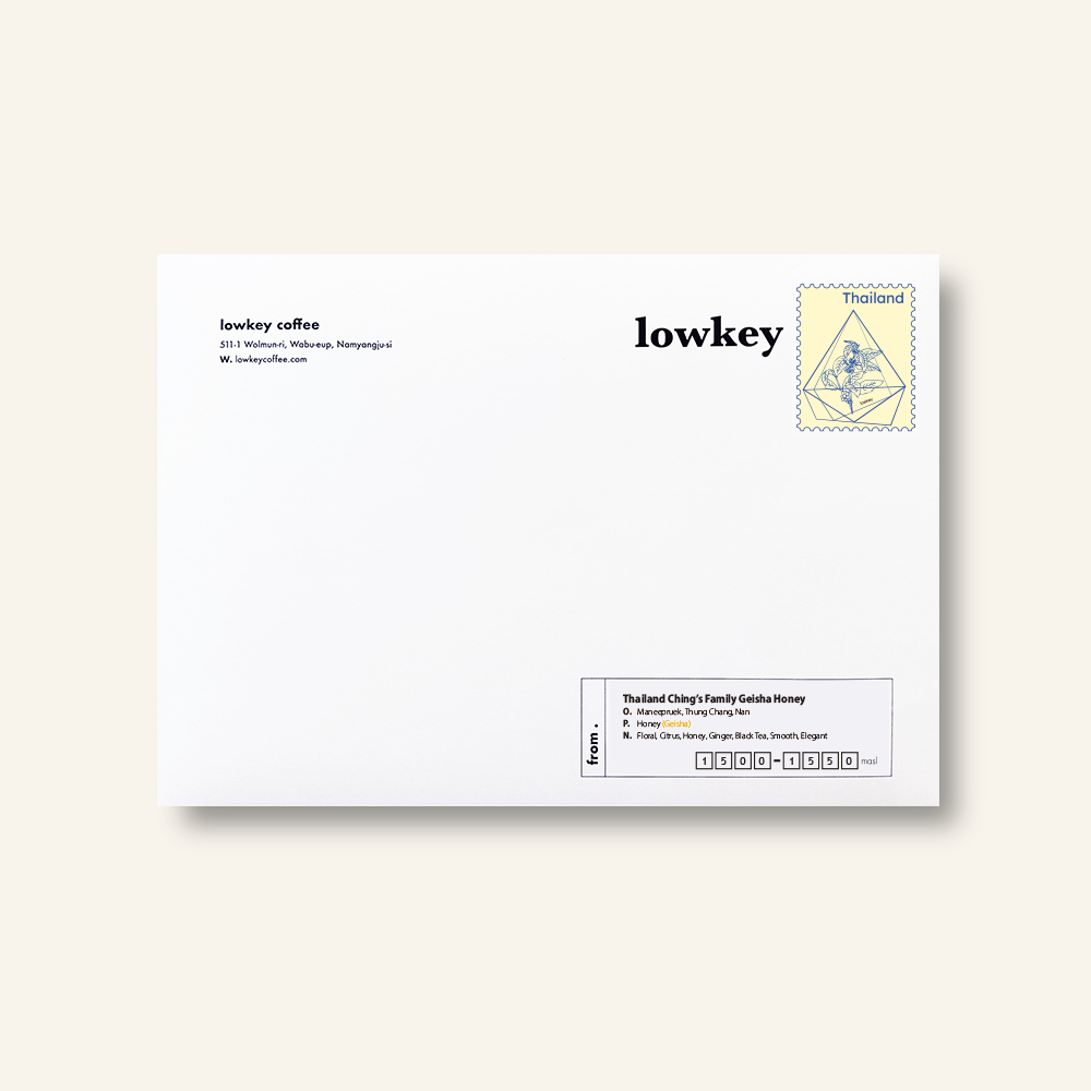 (3월의 커피) 태국 칭 가족의 게이샤 허니 100g