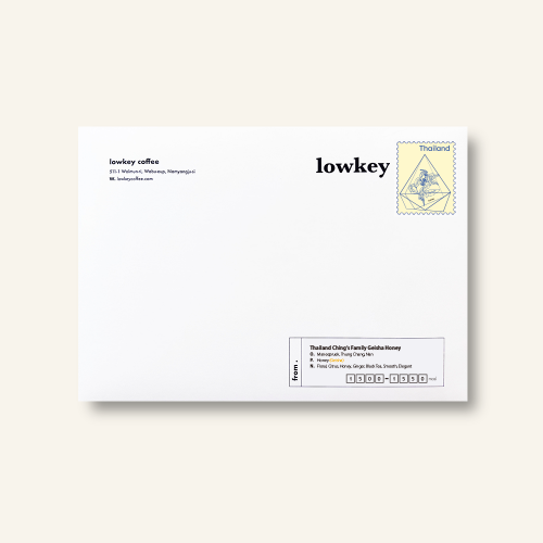 (3월의 커피) 태국 칭 가족의 게이샤 허니 100g