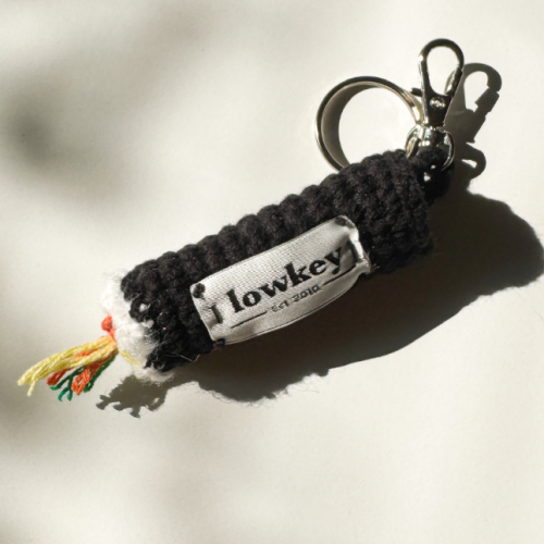 김밥 뜨개 키링